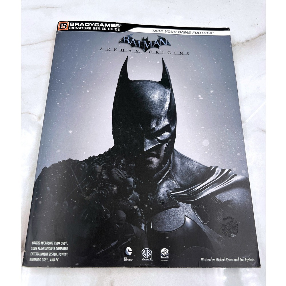 Batman Arkham Origins Strategy Book BradyGames Signature Series Guide